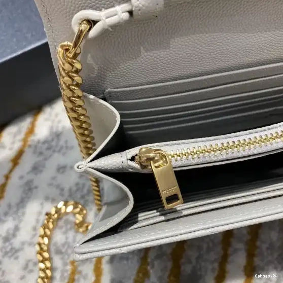 CHAIN CASSANDRE MATELASSÉ YSL WALLET 0516